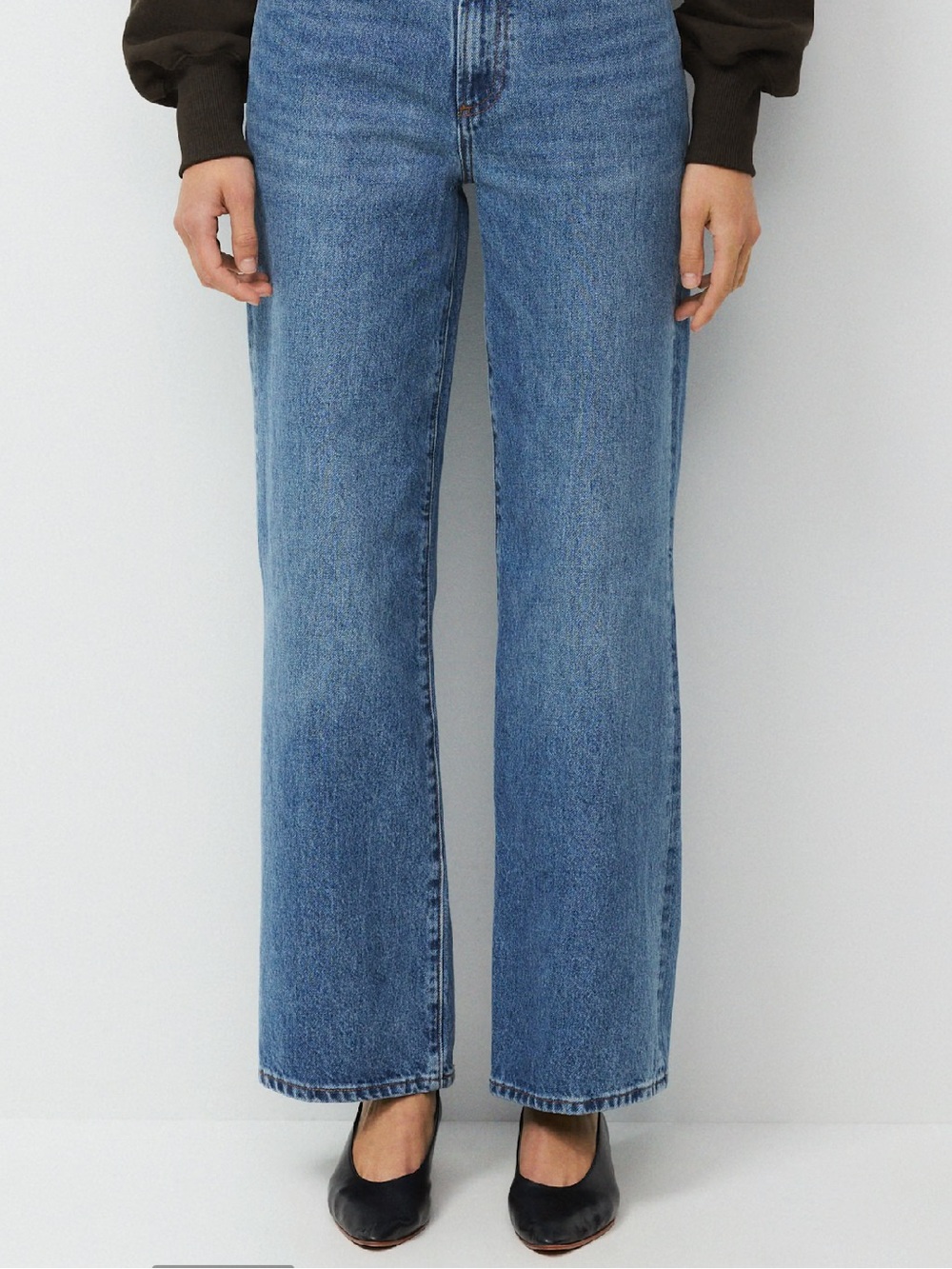 Aritzia Denim Forum Farrah Hi Rise wide leg jeans 26 - Picture 3 of 9